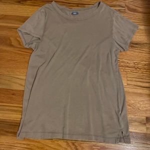 Tan short sleeve top